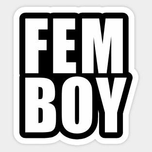 FemBoy Sticker